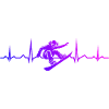 Classic snowboard motif for women