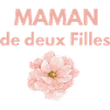 Mutter von zwei Töchtern Pink