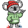 Koala Hoodie Street Style