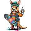 Kangaroo Sk8 Crew Oz Style