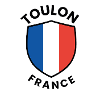 Toulon France Shield Flag