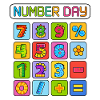 Kaleidoscopic Number Grid
