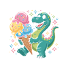 T Rex Eiscreme Jubel