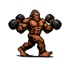 Massquatch Weightlifting Sasquatch Funny Bigfoot