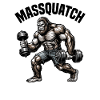 Massquatch Weightlifting Sasquatch Funny Bigfoot