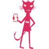 Little Monsters: Punk Cat Neon Attitude