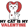 Cat's Heart Valentine's Duo
