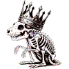 Neon King's Dino with Crown