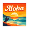 Aloha Sunset Surf