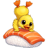Sushi canard mignon Sushi japonais