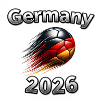 Germany 2026 Football Logo