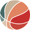 Farbgeblockte Sphärenabstraktion