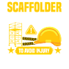 Gerüstplanken Bauarbeiter-Gerüst