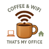 Il WiFi del caffè è il mio ufficio - telelavoro