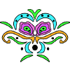 Farb-Mandala Maske