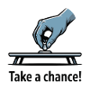Take a Chance Hand Graphic