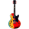 Electric Guitar PopArt Motif