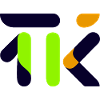Neon Lime Abstract Glyph