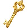 Golden Ornament Key