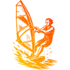 Windsurfing Illustration für Windsurf