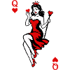 Heart Queen in Red