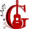Initial c with guitar