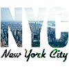 NYC Skyline Block Letters