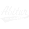Abitur – we're done! (Graduation, White)