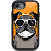 Dog in helmet and diving goggles