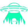 UFO Néon Abduction