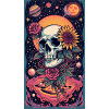 Skull and Space Flower