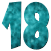 Number Eighteen - 18th Birthday