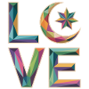 Geometric LOVE motif