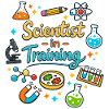 Young scientist in training