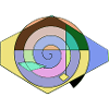 Spirale Farbspaß Geometrie