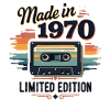 Made in 1970 Limited Edition