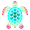 Valentine's Day Diver Turtle