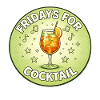 Friday Cocktail Retro Design