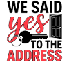 Nous avons accepté l’adresse