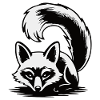 Lunar Fox Silhouette