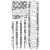 Hélicoptère CH47 Chinook sous drapeau américain