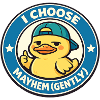 I choose chaos gently duck