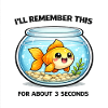 Laughing Goldfish Saying Aquarium
