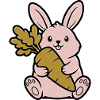 Cute Bunny with Carrot Carrot Comic