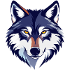 Wolfsblick Wolfskopf Wolf Kopf Motiv