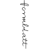 Calligraphic Vertical Font