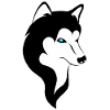 Husky Silhouette Blue Eyes
