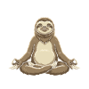 Silent Sloth Meditation Moment