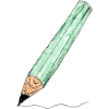 Mint Green Pencil - Sketch