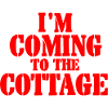 I'm coming to the cottage - red